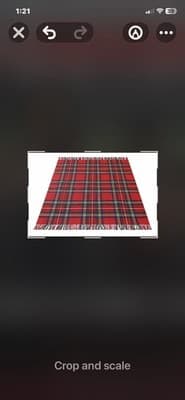 Nido Notte Italia Blanket Fringed Plaid Scottish Tartan 50 x 64” Made In Italy - Thumbnail 5