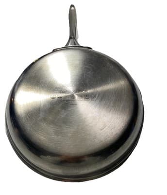 Calphalon 10" Heavy Stainless Steel Skillet #1390 Fry Pan - Thumbnail 4