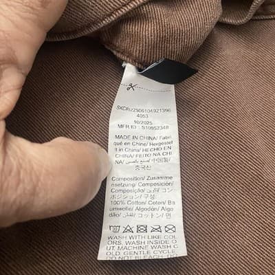 Wide Leg Brown Barrel Jeans 3 XL - Thumbnail 5