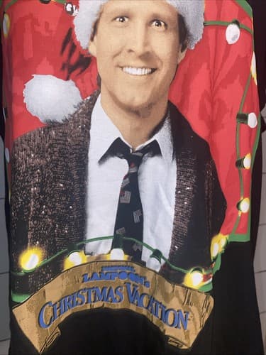 National Lampoon’s Christmas Vacation T Shirt Featuring Clark Adult Sz Lg - Thumbnail 3