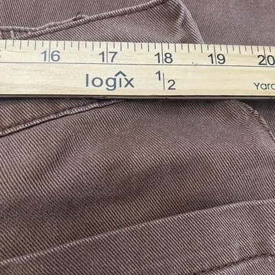 Wide Leg Brown Barrel Jeans 3 XL - Thumbnail 11