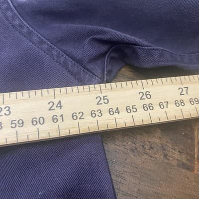 Vintage 90s Eddie Bauer Short Sleeve Button Down Forest Green 100% Cotton Shirt - Thumbnail 7