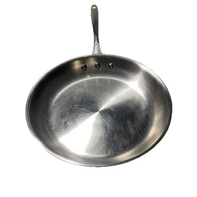 Calphalon 10" Heavy Stainless Steel Skillet #1390 Fry Pan - Thumbnail 3