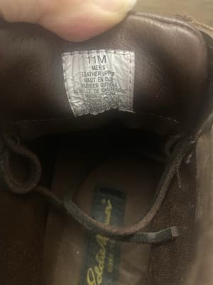 Eddie Bauer Mens Gore Tex Leather Hiking Boots Sz 11 Brown Waterproof Boots - Thumbnail 4