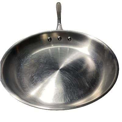 Calphalon 10" Heavy Stainless Steel Skillet #1390 Fry Pan - Thumbnail 2