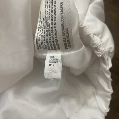 Wild Fable Short Puffer Jacket Sz Lg White - Thumbnail 9
