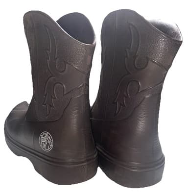Roper Kids Western Cowboy Cowgirl Rubber Rain Boots - Thumbnail 4