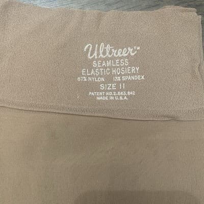 Vintage Bauer & Black Elastic Ultra Sheer Twice The Support Of Support Hosiery - Thumbnail 7