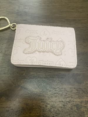 Juicy Couture State Of My Heart Card Case Key Fob Wallet - Sandstone - Thumbnail 11