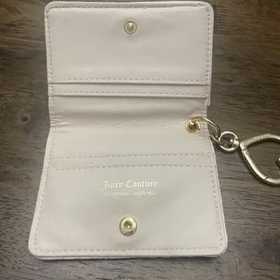 Juicy Couture State Of My Heart Card Case Key Fob Wallet - Sandstone - Thumbnail 7