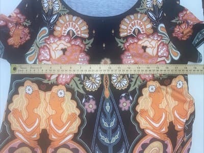Boho Hippie Bohemian Artsy Cruisewear Vacation Side Pockets Floral Dress - Thumbnail 6