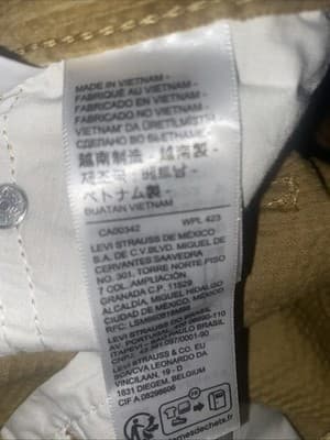~NWT Mens Tan Levi’s Corduroy Pants Size 33x30 Classic Prep Preppy - Thumbnail 6
