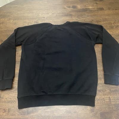 Stranger Things Netflix Sweatshirt Adult Unisex Black Red Size Small - Thumbnail 2