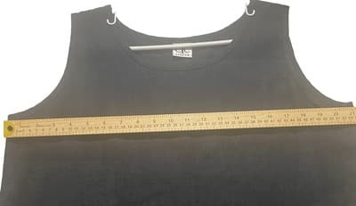 100% Linen Little Black Dress Minamillistic Lagenlook Classic - Thumbnail 4