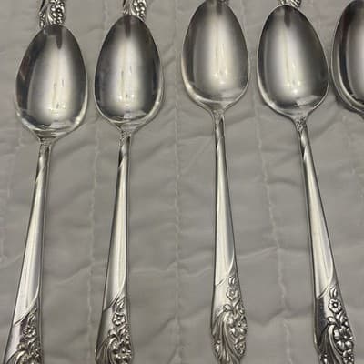Oneida Community“Evening Star” Silverplated Flatware set 52 Pieces 1950’s - Thumbnail 8