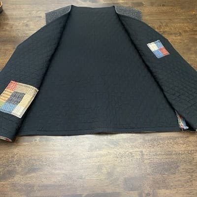 Handmade Patchwork Quilted Vest Boho Granny Core Hippie Cottagecore Prairie - Thumbnail 5