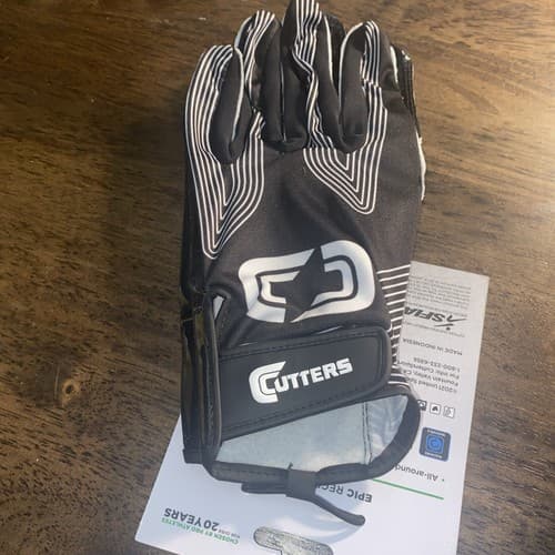 Cutters Epic Receiver Gloves Adult L/XL CG90630-00001 Sticky Grip Palm - Thumbnail 2