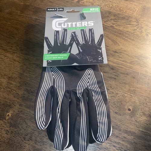 Cutters Epic Receiver Gloves Adult L/XL CG90630-00001 Sticky Grip Palm
