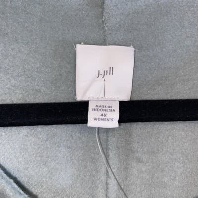 J.Jill Wool Blend Coat White Jade Classic Luxury Sz 4XL New - Thumbnail 3