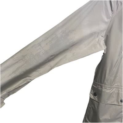Patagonia Womenspl Khaki Hooded Rain Coat Lightweight windbreaker Outdoor Size S - Thumbnail 8