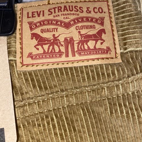 Levis High Rise Bootcut Soft Corduroy Jeans 33x30 Street Wear - Thumbnail 3