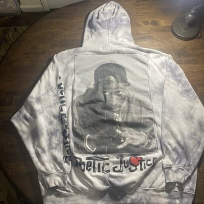 Chemistry Brand Poetic Justice Tupac Pullover Hoodie Size 3XL - Thumbnail 5