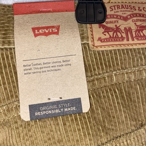 Levis High Rise Bootcut Soft Corduroy Jeans 33x30 Street Wear - Thumbnail 2