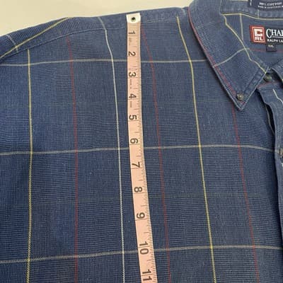 Chaps Ralph Lauren Shirt Mens XXL Size Long Sleeve Button Down Lot of 2 - Thumbnail 8