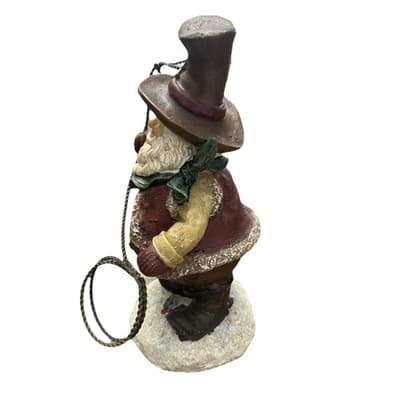 Unbranded cowboy Santa& Lasso 5.5” Tall - Thumbnail 4