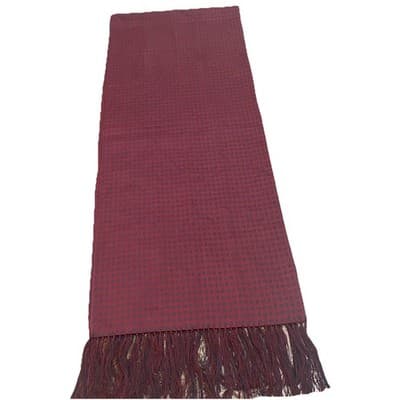 Sulka Vintage Luxury Mens Fine Silk Overcoat Scarf Made In England - Thumbnail 2