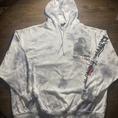 Chemistry Brand Poetic Justice Tupac Pullover Hoodie Size 3XL - Thumbnail 2