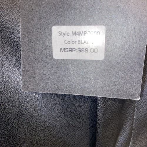 Marc New York Faux Leather Pants Y2K Club Wear Black Ladies 12 MSRP: $89 - Thumbnail 5
