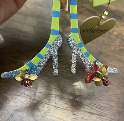 Sassy Woman Collectible Christmas Ornament Naughty Nice - Thumbnail 5