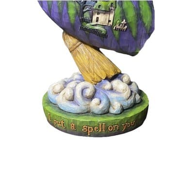 Witchy Jim Shore I Put A Spell On You Witch on Broom Retired 2004 Halloween - Thumbnail 3