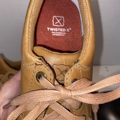 Twisted X® Kid's Cowboy Casual Burnished Toe & Heel Leather Lopers Back To Schoo - Thumbnail 8