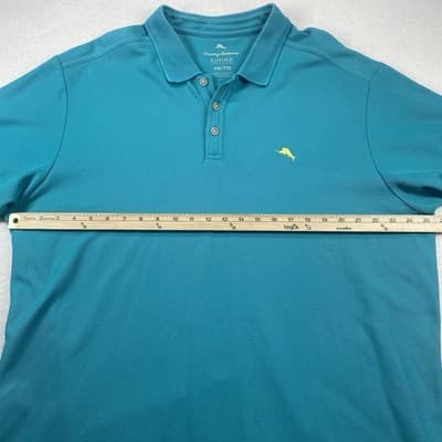 Tommy Bahama Cotton Supima Polo Men Size XXL Golf Vacation Cruisewear Leisure - Thumbnail 2