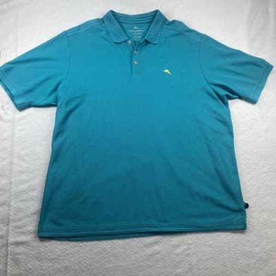Tommy Bahama Cotton Supima Polo Men Size XXL Golf Vacation Cruisewear Leisure