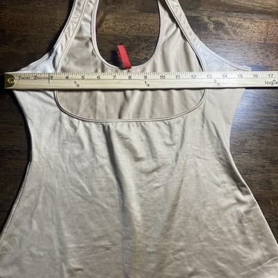 Spanx Sexy Nude Open Bust Cami Sz XL Shaper, Slimming, Enhances Snatched Waist