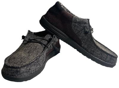 Hey Dude 2 Tone Mens Sz 10 Slip On Shoes Wally Stitch Casual Comfort