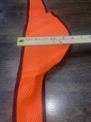 Nike Fanny Pack Double Flask Pocket Running Belt Hold Water bottle Black Orange - Thumbnail 6