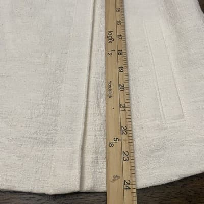 Designer Vince, Stretch Cotton Blazer, ZipFront SlimmingAsymmetric Fully Lined, - Thumbnail 7