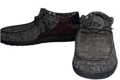 Hey Dude 2 Tone Mens Sz 10 Slip On Shoes Wally Stitch Casual Comfort - Thumbnail 5