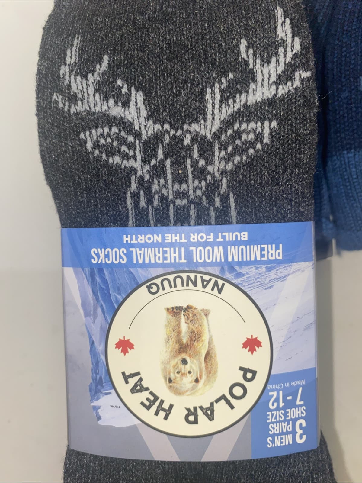 Thermal Wool Blend Socks 6 Pair Sz 7-12 - Thumbnail 4