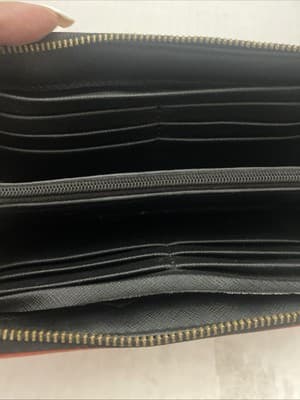 Fossil Polka Dot Leather Wallet Vintage - Thumbnail 14