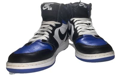 Nike Air Jordan 1 Retro High OG BG 'Game Royal' 2019 575441-041 Youth Size 7 - Thumbnail 3