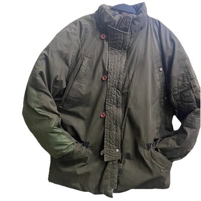 Ambiguous Clothing Mens Down Filled Puffer Jacket Y2K Streetwear