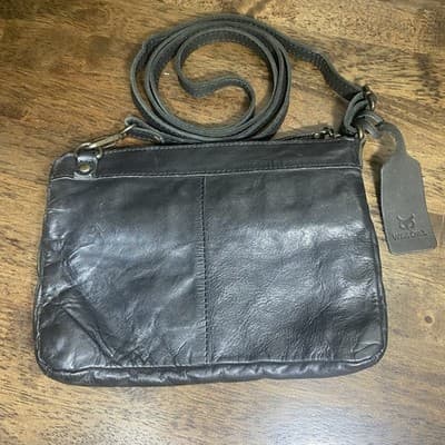 Wise Owl Womens Leather Crossbody Strap Multi Pocket Purse Black - Thumbnail 4