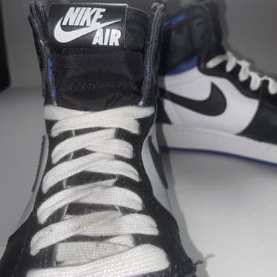 Nike Air Jordan 1 Retro High OG BG 'Game Royal' 2019 575441-041 Youth Size 7 - Thumbnail 9