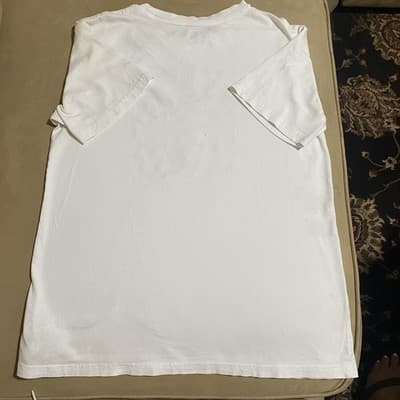 Vintage Large White Polo Ralph Lauren Pony T Shirt Kids Sz 10-12 - Thumbnail 9