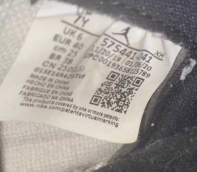 Nike Air Jordan 1 Retro High OG BG 'Game Royal' 2019 575441-041 Youth Size 7 - Thumbnail 10